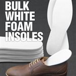 WHITE FOAM INSOLES - BULK