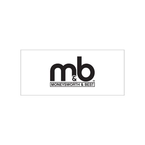 METAL DISPLAY HEADER CARD - M&B LOGO B / W